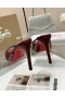 Christian Louboutin Me Dolly 100mm Mules Nappa Leather Chocolate