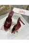 Christian Louboutin Me Dolly 100mm Mules Nappa Leather Chocolate