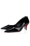 Christian Louboutin Miss Z 60 Mm Pumps Patent Calf Leather Black