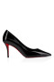 Christian Louboutin Miss Z 80 Mm Pumps Patent Calf Leather Black