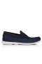 Christian Louboutin Moonkel Loafers Reversed Nubuck Leather Zaffiro