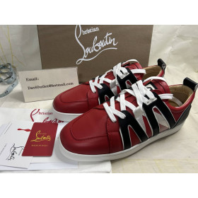 Christian Louboutin Low-top Vida LT Loubi/black Velvet Sneaker