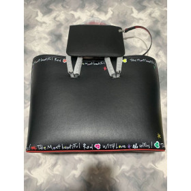 Christian Louboutin Cabata East West Tote Bag Printed Leather Black CL Bags