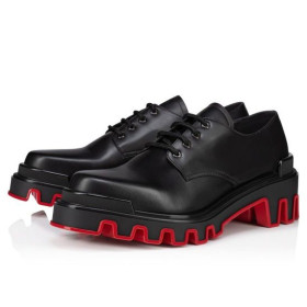 Christian Louboutin Trott Dune Derbies Calf Leather Black