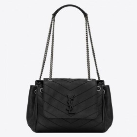 Saint Laurent Small Nolita Bag Black Vintage Leather
