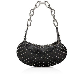 Christian Louboutin Le 54 Chain Bag Nappa Leather And Spikes Black