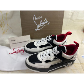 Christian Louboutin Astroloubi Sneakers Calf Leather And Nappa Leather White CL Shoes
