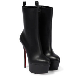Christian Louboutin Dolly 160mm Leather Platform Boots Christian Louboutin Shoes Store
