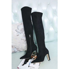 Jimmy Choo Knee Boot 85mm Suede Black