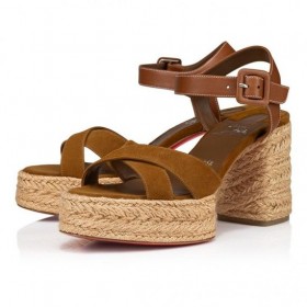 Christian Louboutin Calakala 85 Mm Espadrilles Suede And Calf Leather Rhea CL Shoes