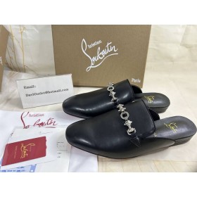 Christian Louboutin Coolito Swing Mule Nappa Calfskin Black Christian Louboutin Shoes