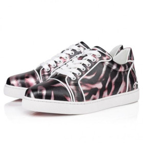 Christian Louboutin Fun Vieira Sneakers Nappa Leather Quagga Multicolor Christian Louboutin Shoes