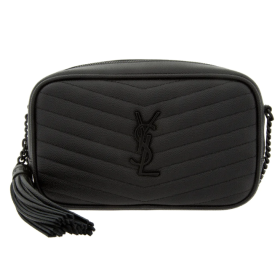 Saint Laurent Lou Mini All Black Bag Saint Laurent Bags