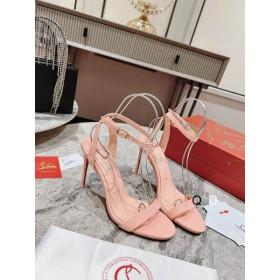 Christian Louboutin Loubigirl 85 Mm Sandals Patent Leather Pink