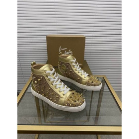 Christian Louboutin Louis Pik Pik Spikes Flat High-top Sneakers Christian Louboutin Shoes