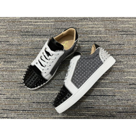 Christian Louboutin Seavaste 2 Orlato Flat Low-top Sneakers Leather and Fabric Multi