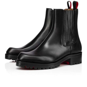 Christian Louboutin Boot Motok Flat Black Calf