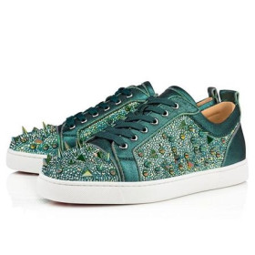 Christian Louboutin Low-top Louis Junior PI Version Versi Coloured Strass Sneaker