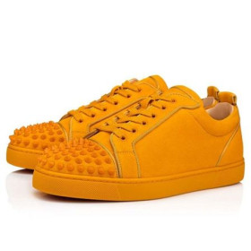 Christian Louboutin Low-top Louis Junior SP Epice/epice Mat Suede Leather