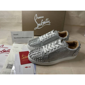 Christian Louboutin Low Top Seavaste 2 Orlato Silver/sv Fabric