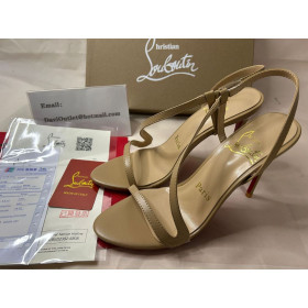 Christian Louboutin Sandal Rosalie 100 mm Nude Leather