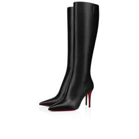 Christian Louboutin Tall Boot Kate Botta 85 mm Black Calf