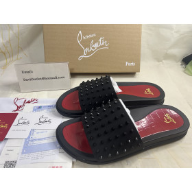 Christian Louboutin CL Slippers Men Spikes Slide Sandal CL Shoes