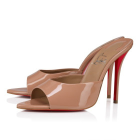 Christian Louboutin Miss Z Mule 100 Mm Mules Patent Calf Leather Black