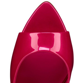 Christian Louboutin Miss Z Mule 100 Mm Mules Pearlescent Patent Calf Leather Pinup