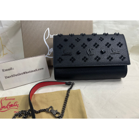 Christian Louboutin Paloma Clutch in Black