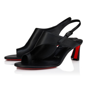 Christian Louboutin Viva Condora 55 Mm Sandals Lamb Nappa Leather Black