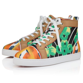 Christian Louboutin Louis Sneakers Gaagal Coated Canvas Tropical