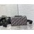 Dior Lingot Pouch Beige Black Dior Oblique Jacquard Grained Calfskin