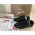 Christian Louboutin Fun Vieira Orlato Sneakers Alligator Embossed Calf Leather Black