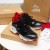 Christian Louboutin Red Runner Flat Sneakers Calf Suede and Mesh Multi