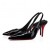 Christian Louboutin Posticha 80 Mm Sling Back Pumps Patent Calf Leather Et Pvc Black