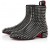 Christian Louboutin Spikeasy Booty Boots Nappa Leather Black