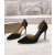 Christian Louboutin Iriza Pumps Spikes 100mm Veau Velours Black