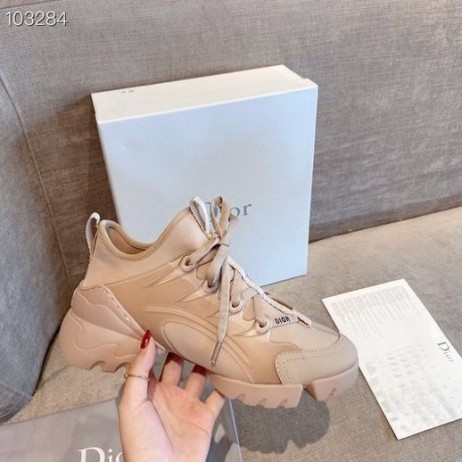Dior D Ligar Sapatilha NUde Tecido Técnico