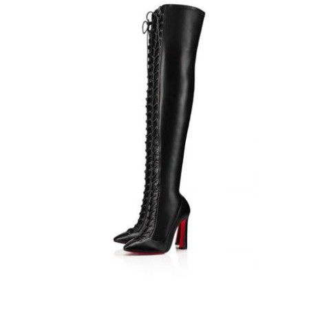 Christian Louboutin Altura de Arranque Anjel 100 mm Preto Genuino