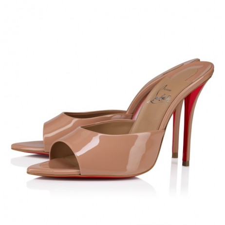 Christian Louboutin Miss Z Mule 100 Mm Mules Patent Calf Leather Black