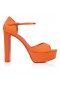 Christian Louboutin Sandaloo 130 Mm Strappy Sandals Crepe Satin Magma