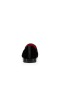 Christian Louboutin Dandy Garota Loafer de Veludo Preto CL Sapatos
