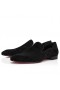 Christian Louboutin Dandy Garota Sapatos De Veludo Preto Sapatos Christian Louboutin