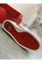 Christian Louboutin Lou Picos Orlato Televisão Mulheres de Alta-top Tênis de Couro Multicolor