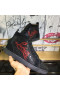 Christian Louboutin Louis Strass De Alta-Top Tênis De Camurça, Logotipo Enfeite De Strass Preto