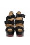 Christian Louboutin Madame Butterfly 150 Arco Preto Plataforma Bundinha Calcanhar Genuino Sapatos Christian Louboutin