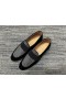 Christian Louboutin Homens Noite No Nilo Sapatos De Strass De Veludo Preto