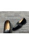 Christian Louboutin Homens Noite No Nilo Sapatos De Strass De Veludo Preto