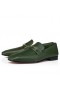 Christian Louboutin Mj Moc Mocassins Homens De Couro De Bezerro Vertlaine Sapatos Christian Louboutin